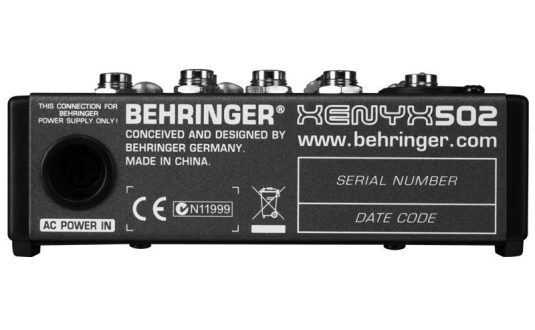 Behringer XENYX 502 mikser audio