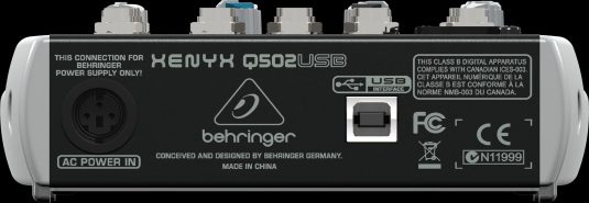 Behringer XENYX Q502 USB mikser audio