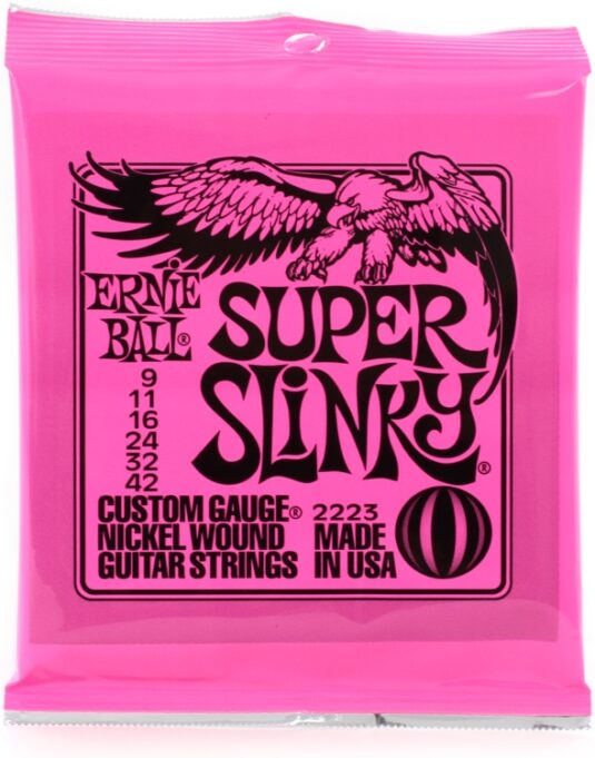 Ernie Ball Super Slinky 9-42 Struny do gitary elektrycznej