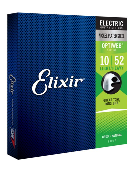 Elixir Optiweb 10-52 struny do gitary elektrycznej