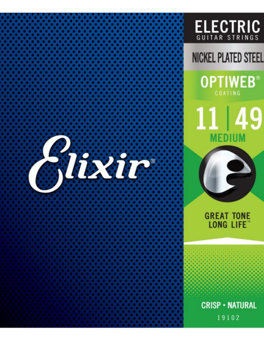 Elixir Optiweb 11-49 struny do gitary elektrycznej