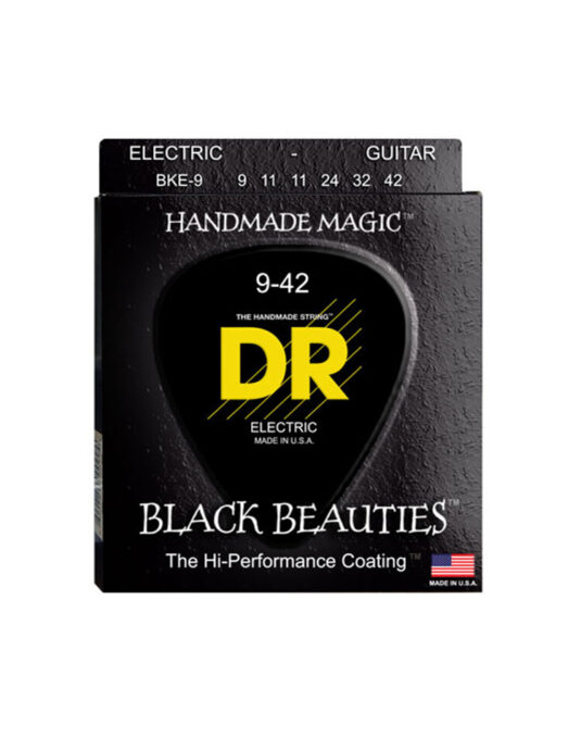 DR BKE 9-42 BLACK BEAUTIES struny do gitary elektrycznej (CZARNE)